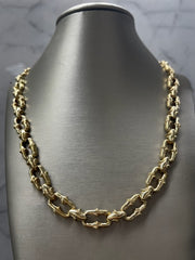 18K Yellow Gold Large Link Chain