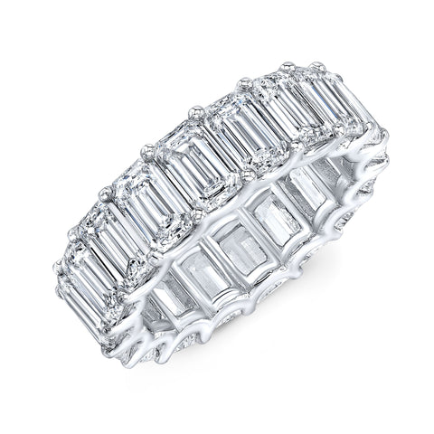 Emerald Cut Diamond Eternity Band (Lab Grown)