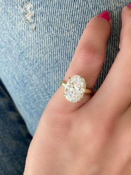 Carat Natural Oval Brilliant Cut Diamond