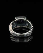 Pre-Owned David Yurman Amethyst Two Tone Ring