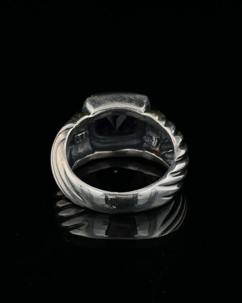 Pre-Owned David Yurman Amethyst Two Tone Ring