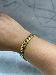 Yellow Gold Cuban Bracelet