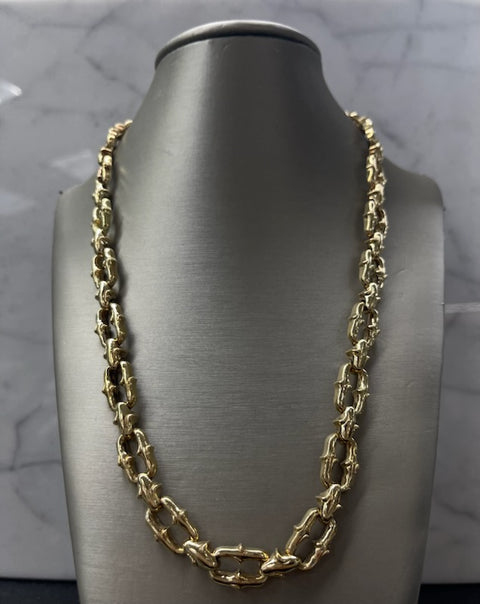 18K Yellow Gold Large Link Chain