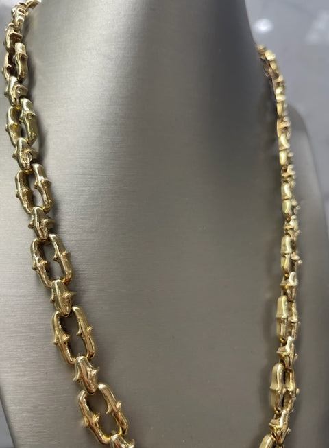 18K Yellow Gold Large Link Chain