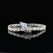 Natural Oval Diamond Tennis Bracelet