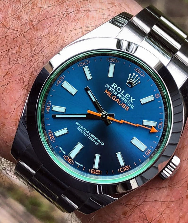 Pre-Owned Rolex Milgauss Ref 116400GV - Z-BLUE
