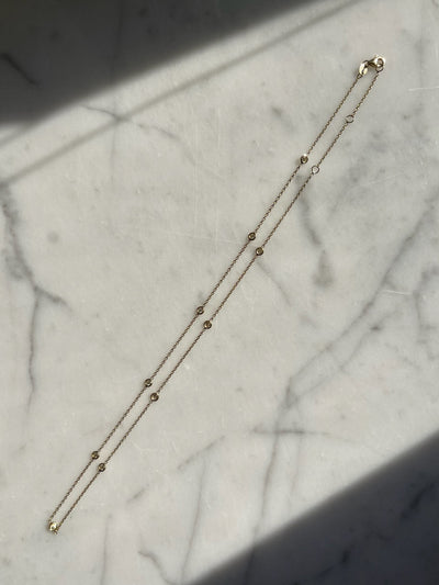 Diamond Stationary Necklace
