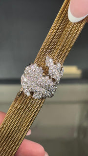 Rolex Ladies Yellow Gold Multi-Chain Bracelet Wristwatch