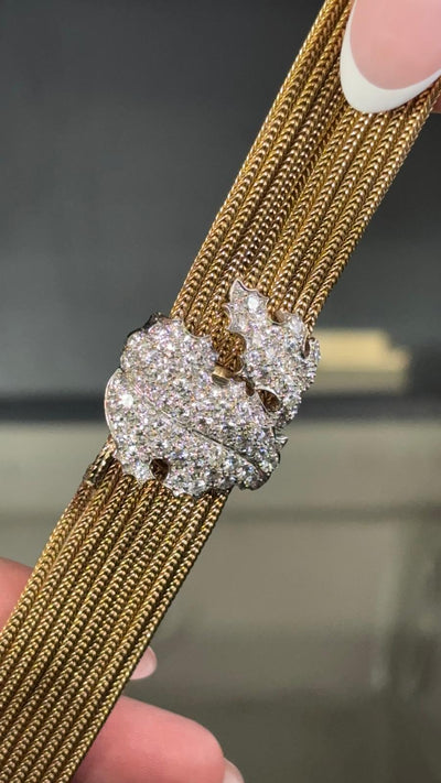 Rolex Ladies Yellow Gold Multi-Chain Bracelet Wristwatch