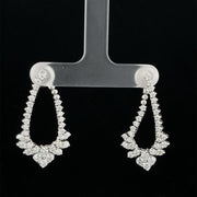 Diamond Cluster Earrings