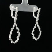 Diamond Cloud Drop Earring