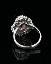 Oval Pink Morganite Ballerina Ring