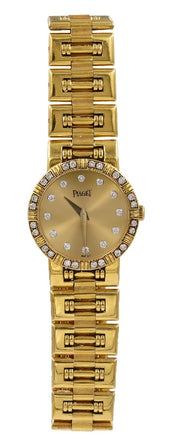 Piaget 18k Yellow Gold and Diamond Ladies Watch