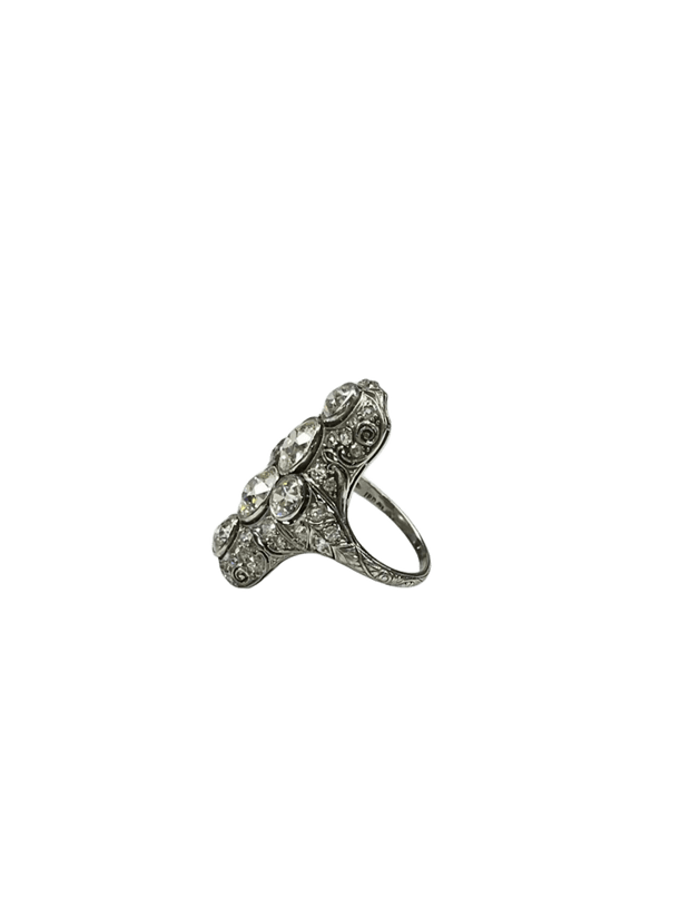 Old European Cut Diamond Ring