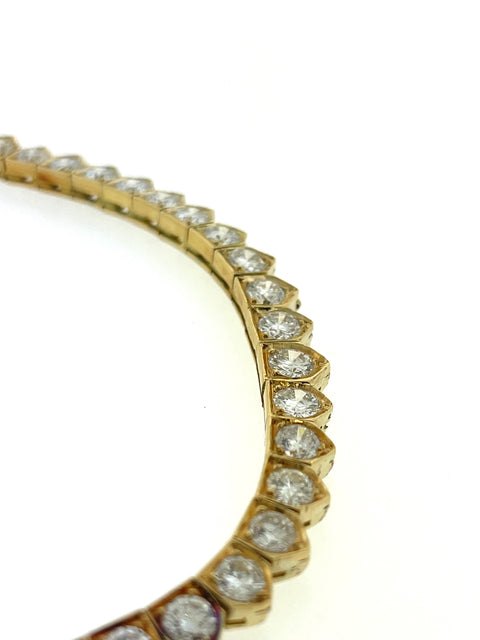 Graduated Tennis Necklace