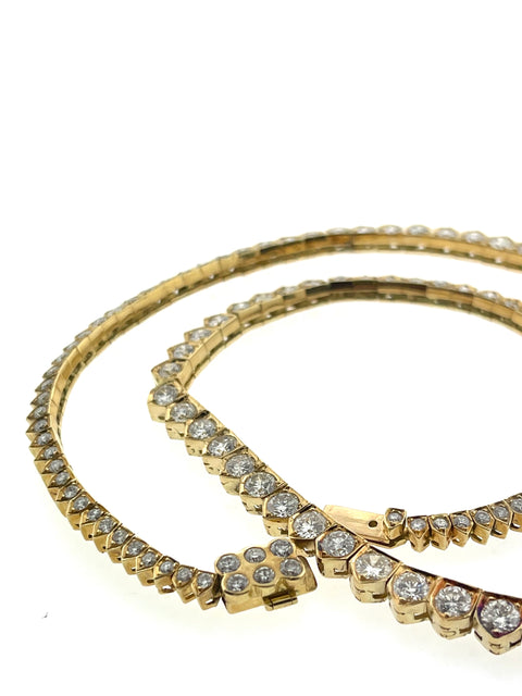 Graduated Tennis Necklace