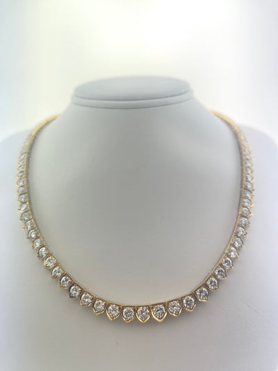 Graduated Tennis Necklace