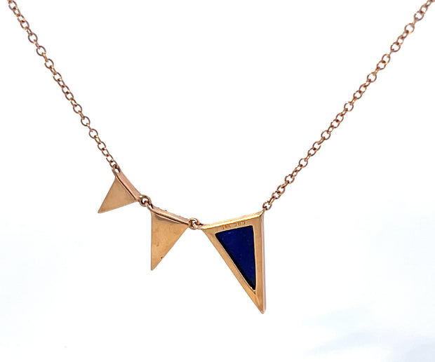 Lapis and Diamond Necklace