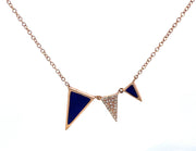 Lapis and Diamond Necklace