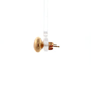 Polished Button Earrings