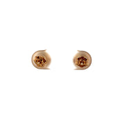 Polished Button Earrings
