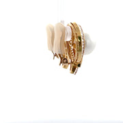 South Sea Pearl & Diamond Earrings