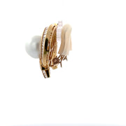South Sea Pearl & Diamond Earrings
