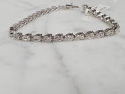 Pear Shape Diamond Tennis Bracelet