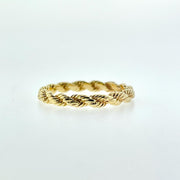 Yellow Gold Twisted Band