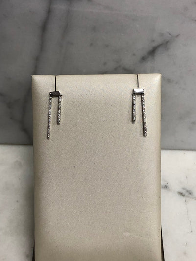 Mini Diamond Dangling Earrings