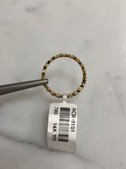 Sapphire & Black Diamond Eternity Band