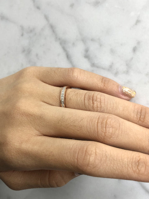 Princess Cut Diamonds Eternity Band