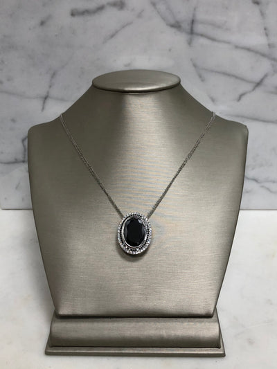 Oval Hematite Necklace