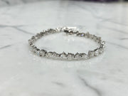 Mixed Fancy Shape Diamond Tennis Bracelet