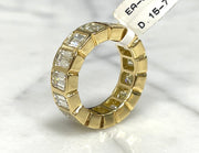 Bezel Emerald Cut Eternity Band