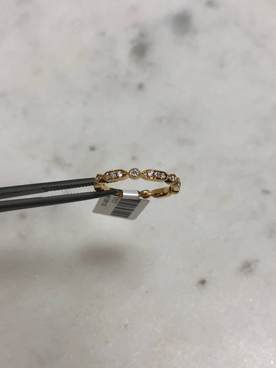 Vintage Style Diamond Band