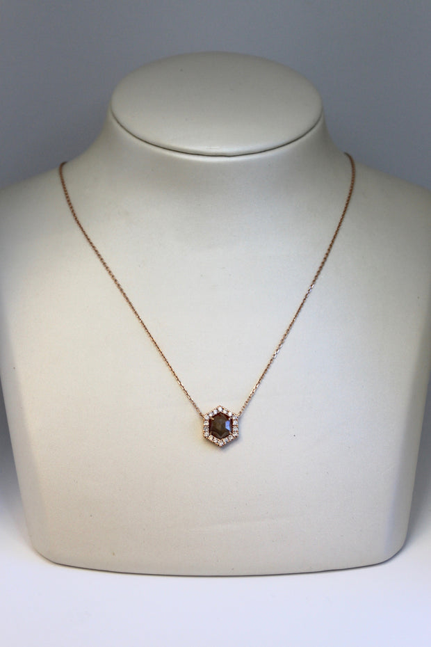 Natural Rough Diamond Necklace