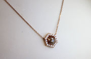 Natural Rough Diamond Necklace