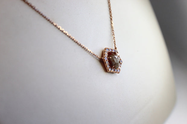 Natural Rough Diamond Necklace