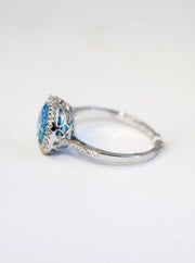 Blue Topaz Ring