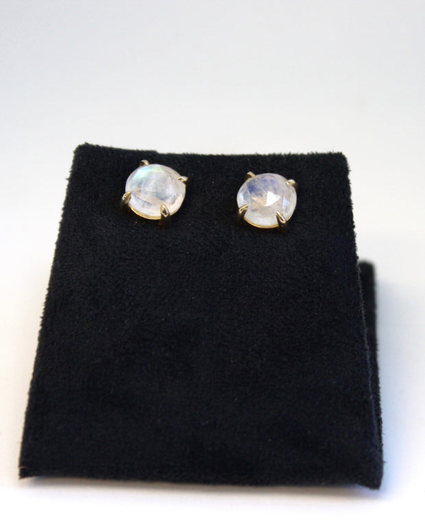 Moonstone Stud Earrings