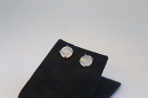 Moonstone Stud Earrings