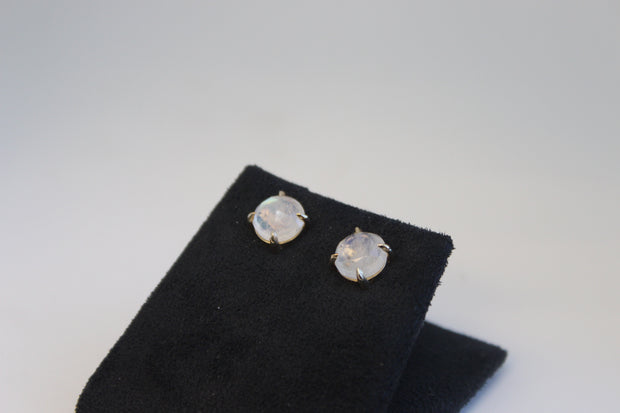 Moonstone Stud Earrings