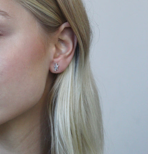 Baguette Stud Earrings