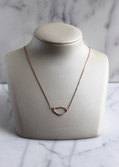 Asymmetrical Oval Necklace