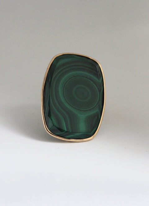 Green Malachite Ring