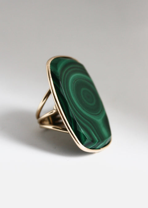 Green Malachite Ring