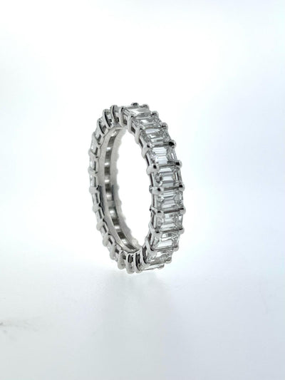 Emerald Cut Eternity Band