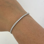 Round Diamond Tennis Bracelet