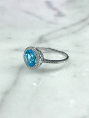 Blue Topaz Ring